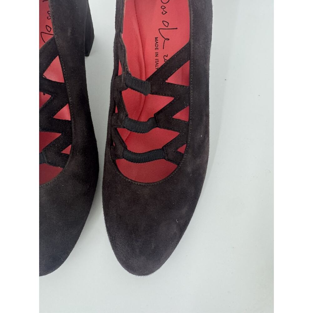 PAS LE ROUGE BROWN PUMP SHOE 39 US 9 (SH900 - Picture 3 of 9